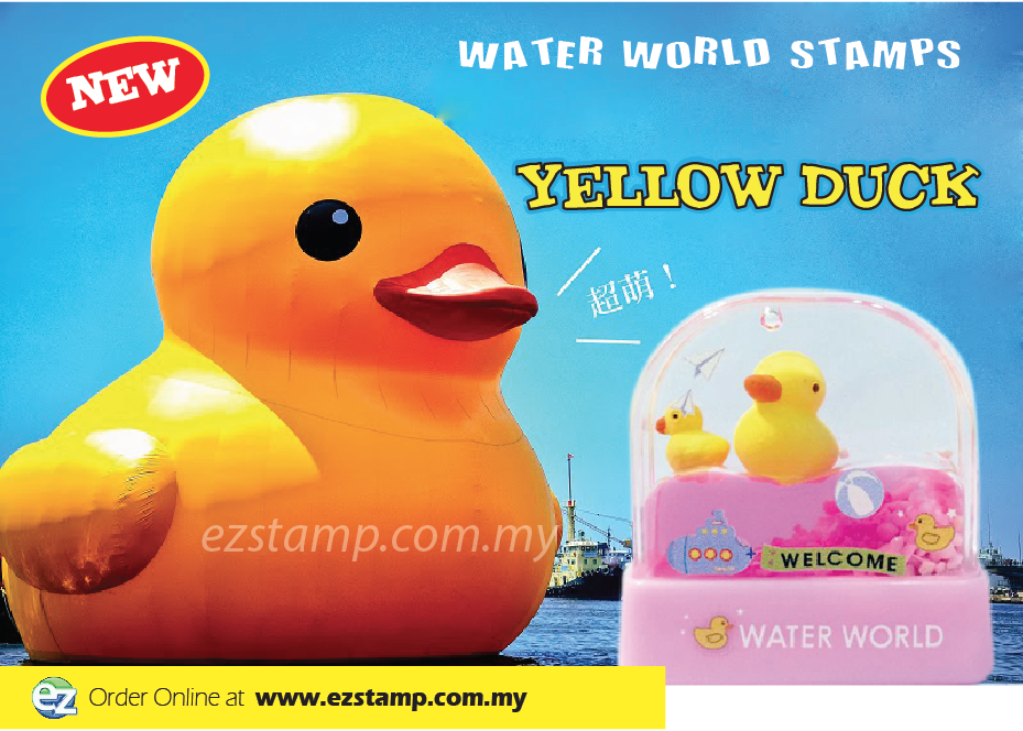 Water World Stamp - Yellow Duck WW16