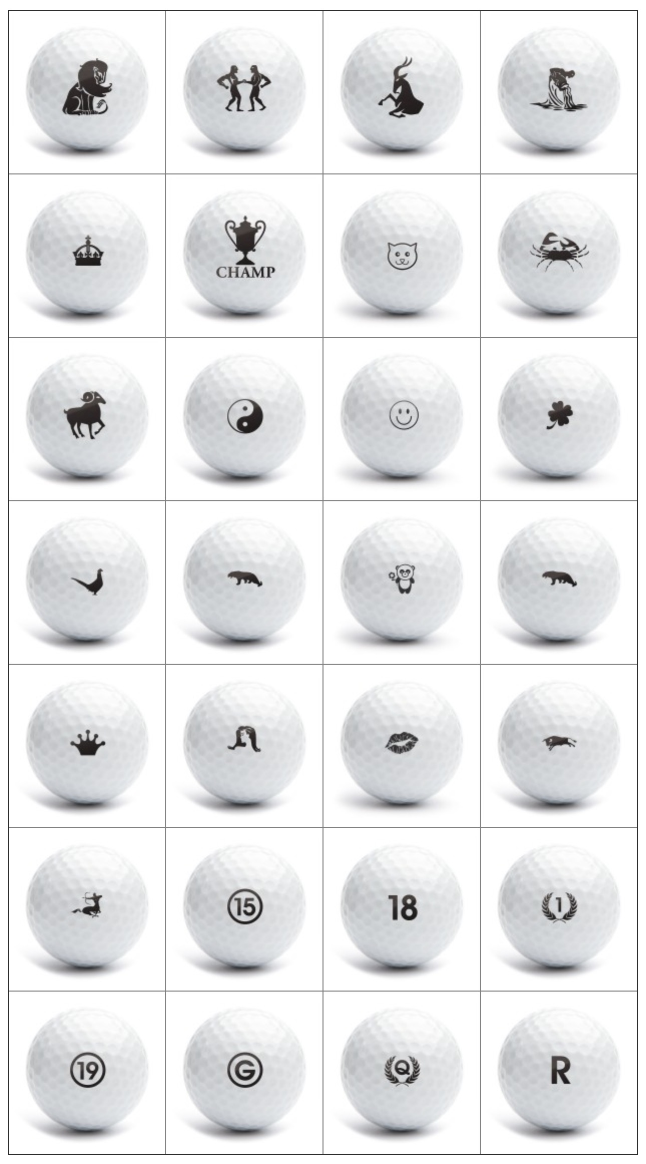 Gold Ball Stamps