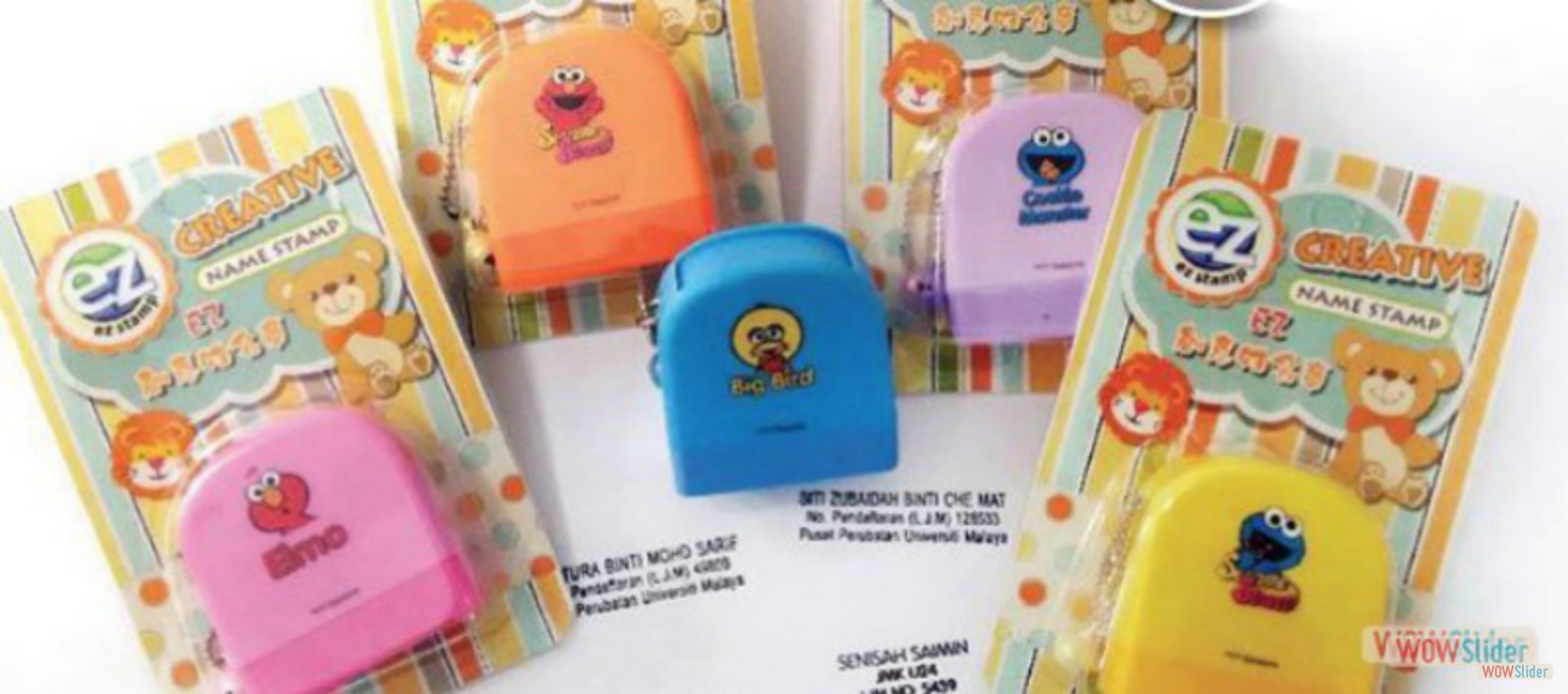 STAMPS WITH KEYCHAIN