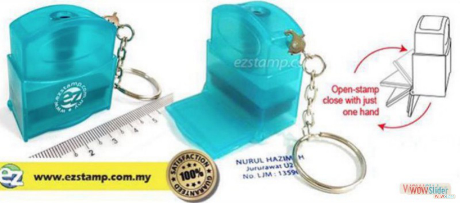 EZ930 STAMPS + COVER + KEYCHAIN